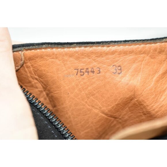 $450 CHIE MIHARA SUEDE POINTY TOE WEDGE BOOTIE BLACK ZIP COMFORT 39 (MG22) - Picture 8 of 8